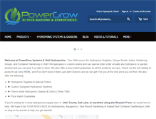 Tablet Screenshot of powergrowsystems.com